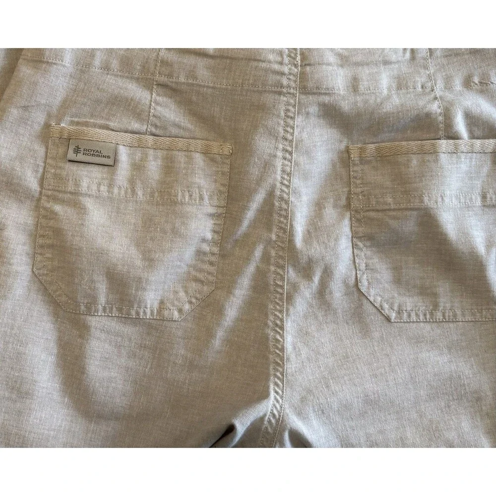 Royal Robbins Hempline Tie Pants Womens 4 Blended Undyed Comfort UPF